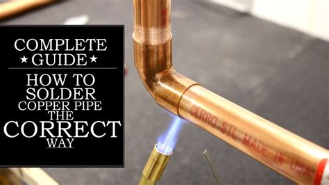 how to solder 1 1/2 copper pipe